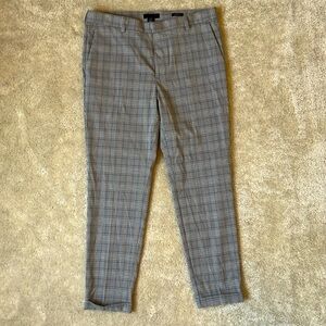 H&M Plaid Skinny Dress Pants, 33